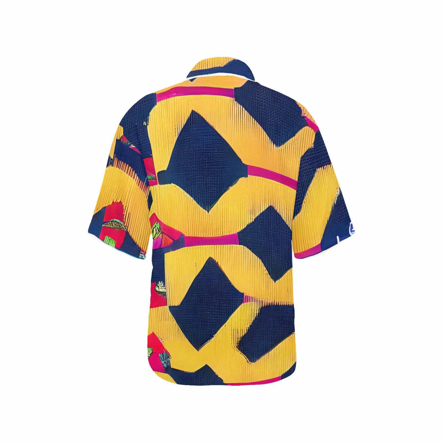 African Art, womens Hawaiian shirt, design 35