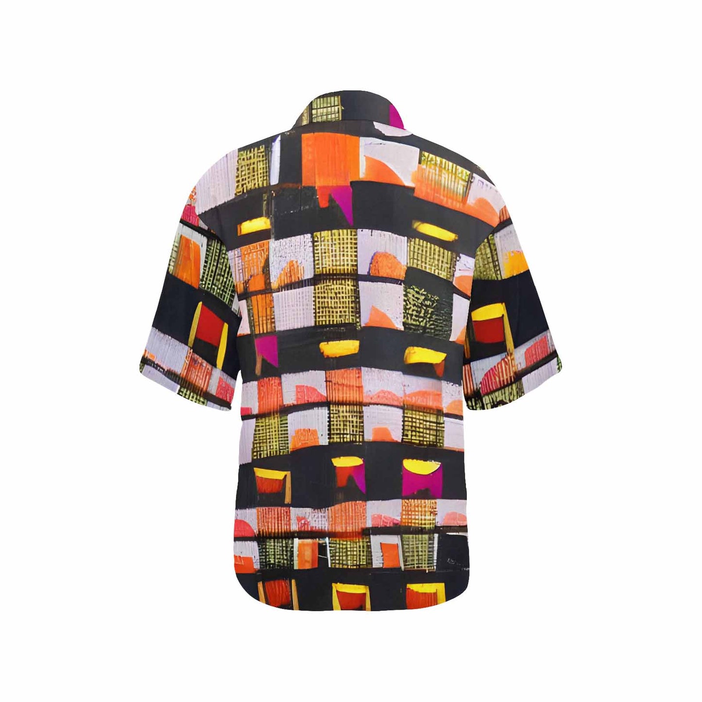 African Art, womens Hawaiian shirt, design 17