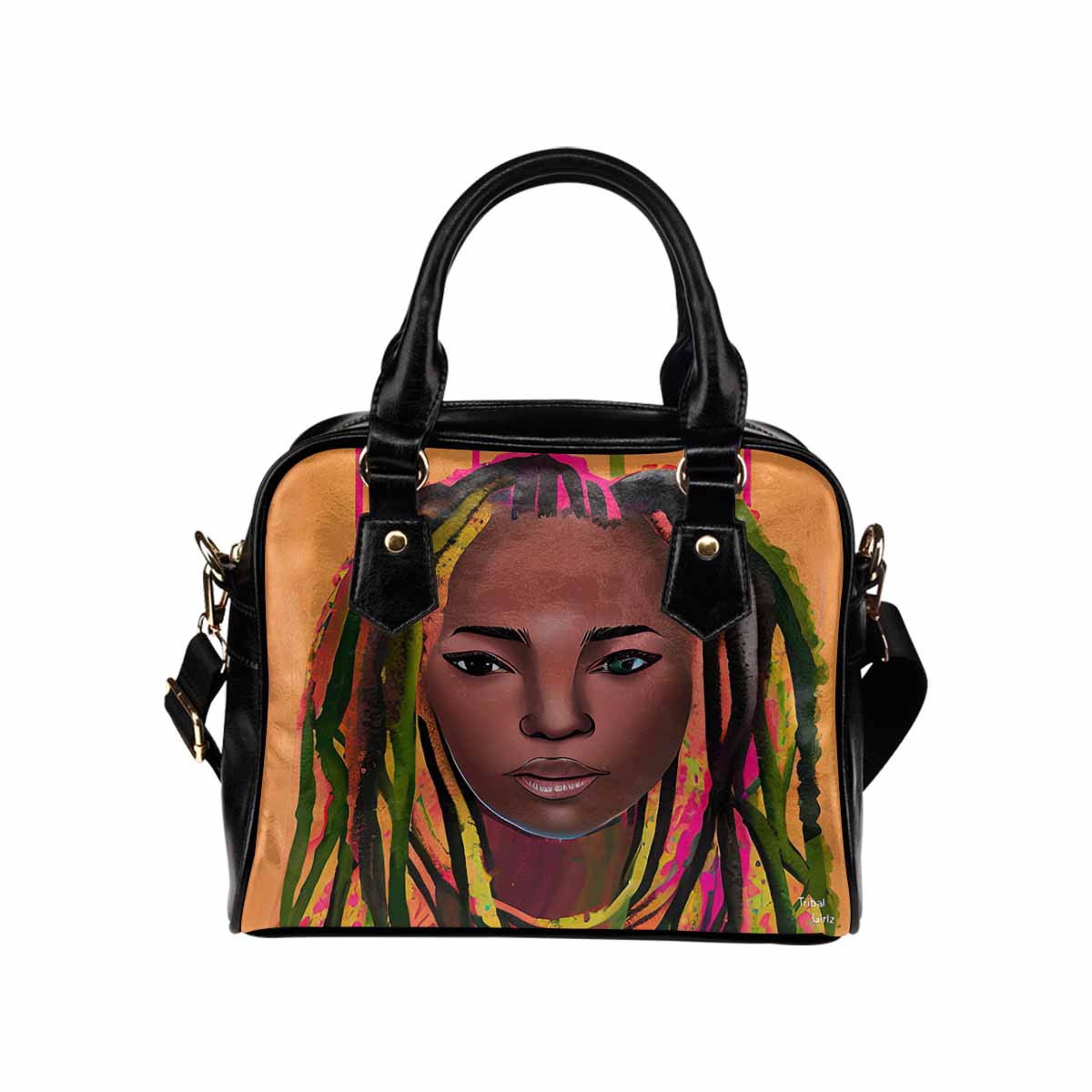 Fulangiara 12, Dreads & Braids, cute shoulder bag, African Tribal