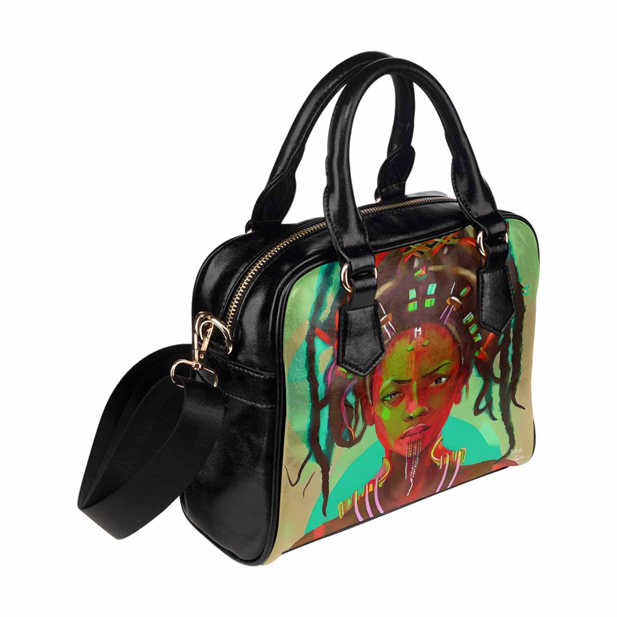 Fulangiara 39, Dreads & Braids, cute shoulder bag, African Tribal