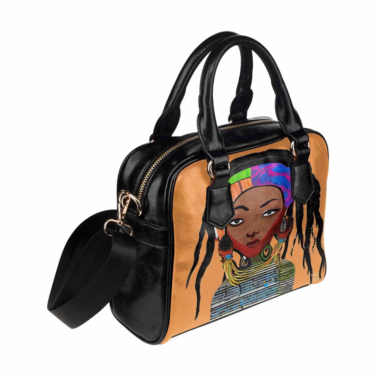Fulangiara 18, Dreads & Braids, cute shoulder bag, African Tribal