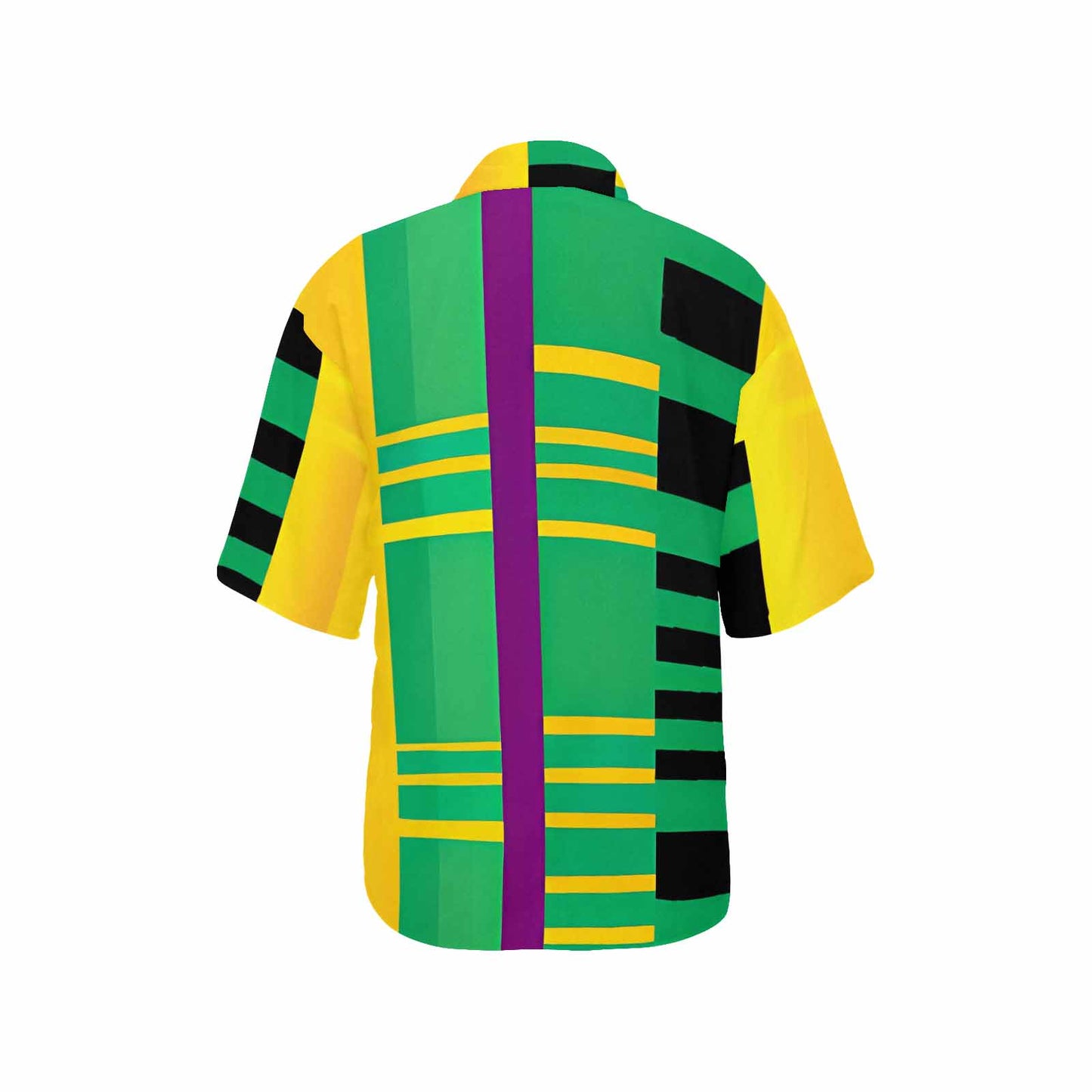 African Art, womens Hawaiian shirt, design 49