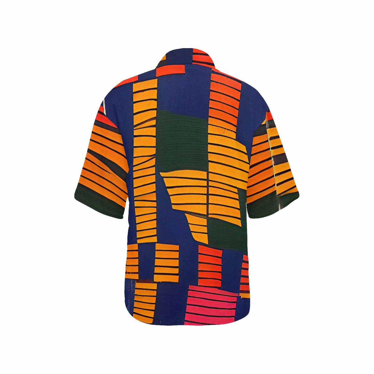 African Art, womens Hawaiian shirt, design 18