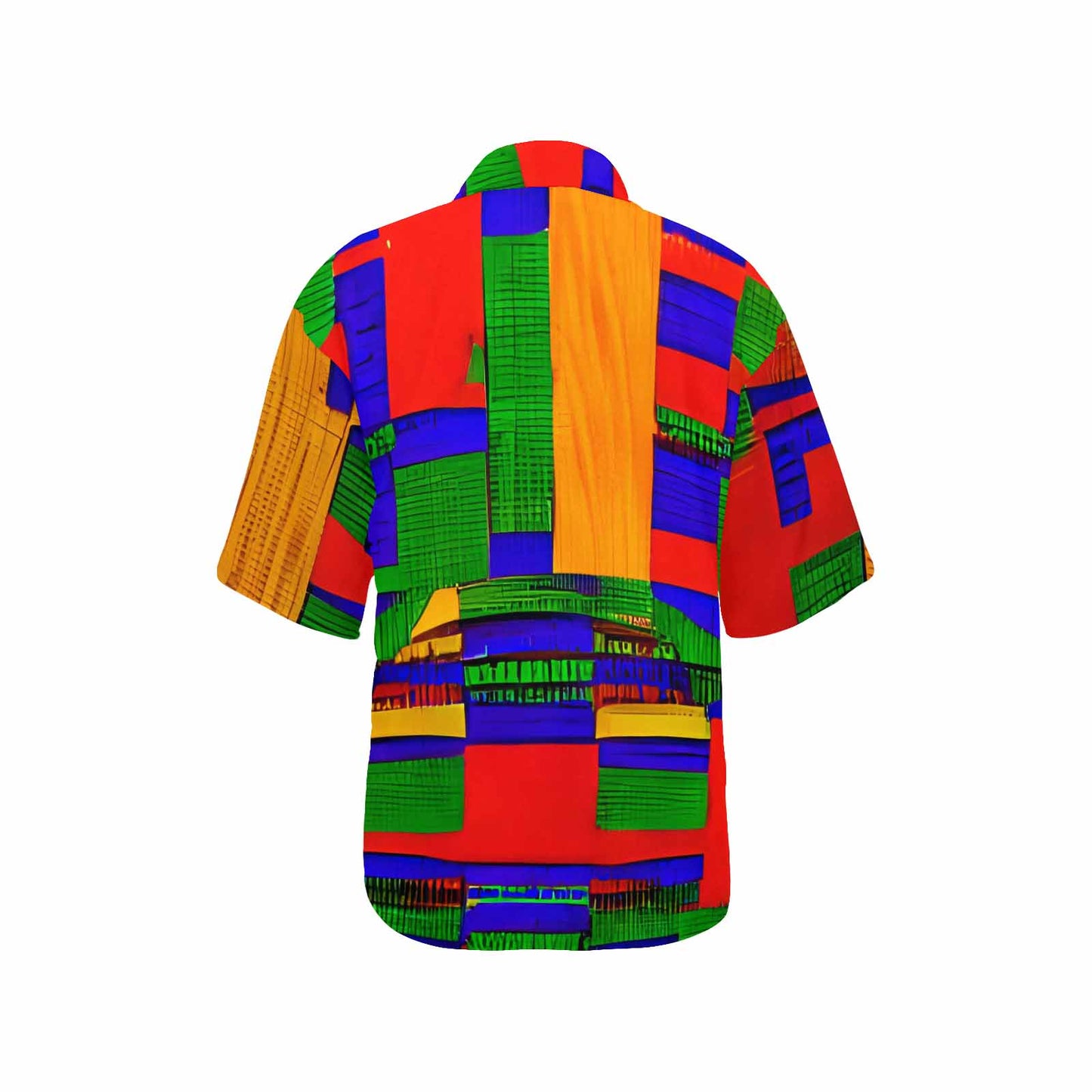 African Art, womens Hawaiian shirt, design 45