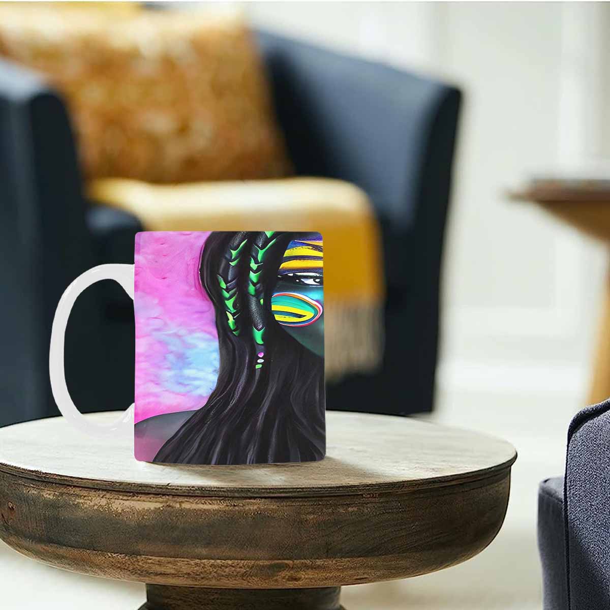 Dreads & Braids, coffee mug, african tribalgirlz Fulangiara 19