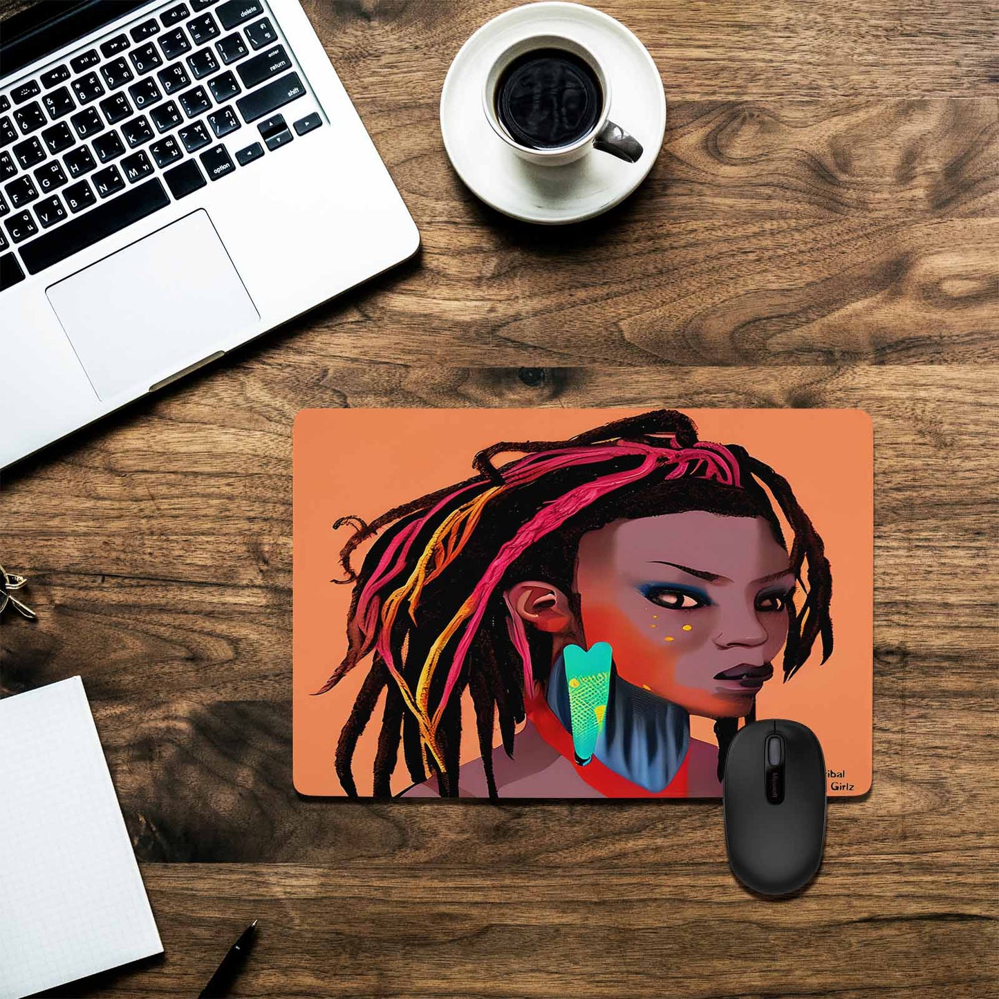 Dreads & Braids, 23 x 16 in amazing design mouse pad, Fulangiara 27