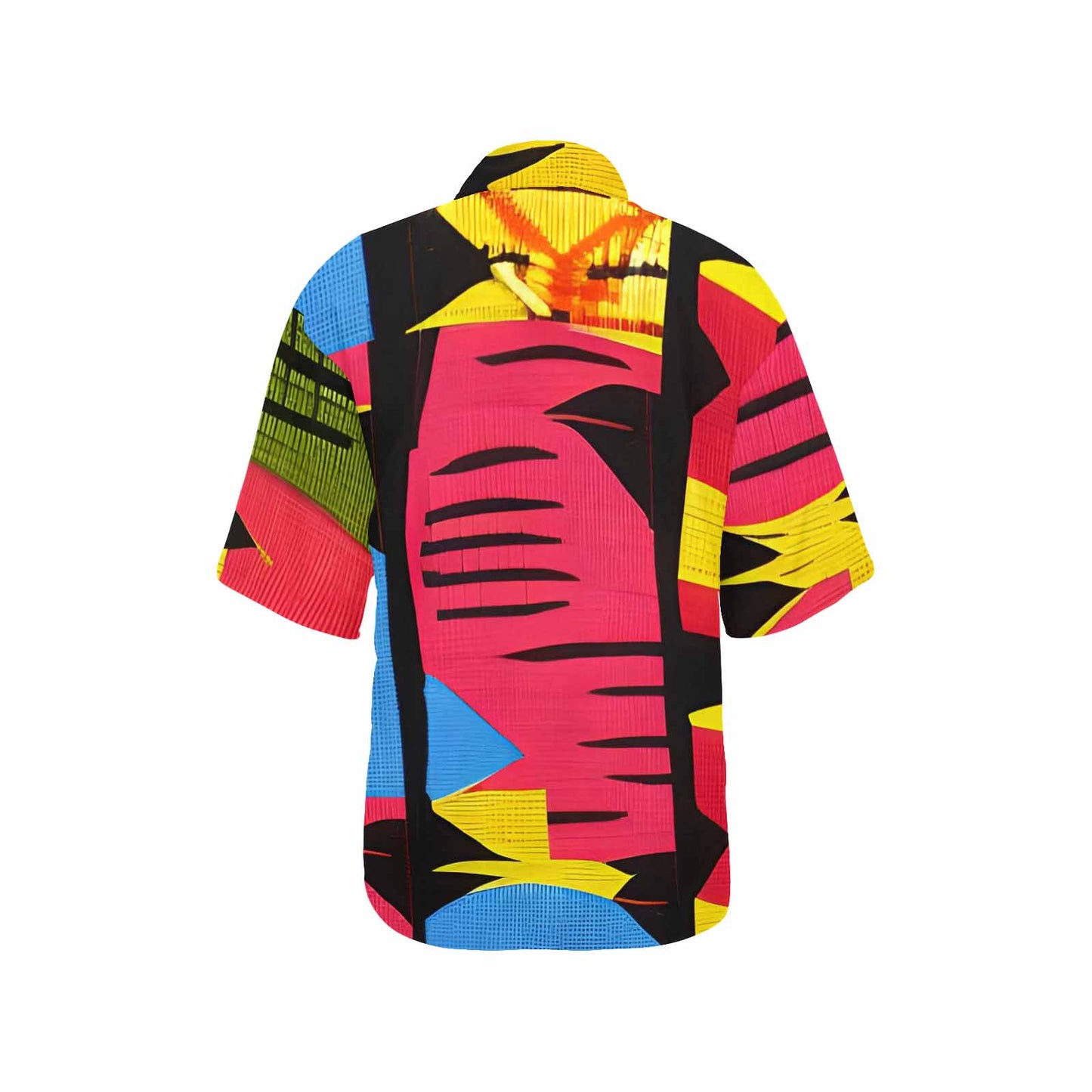 African Art, womens Hawaiian shirt, design 31