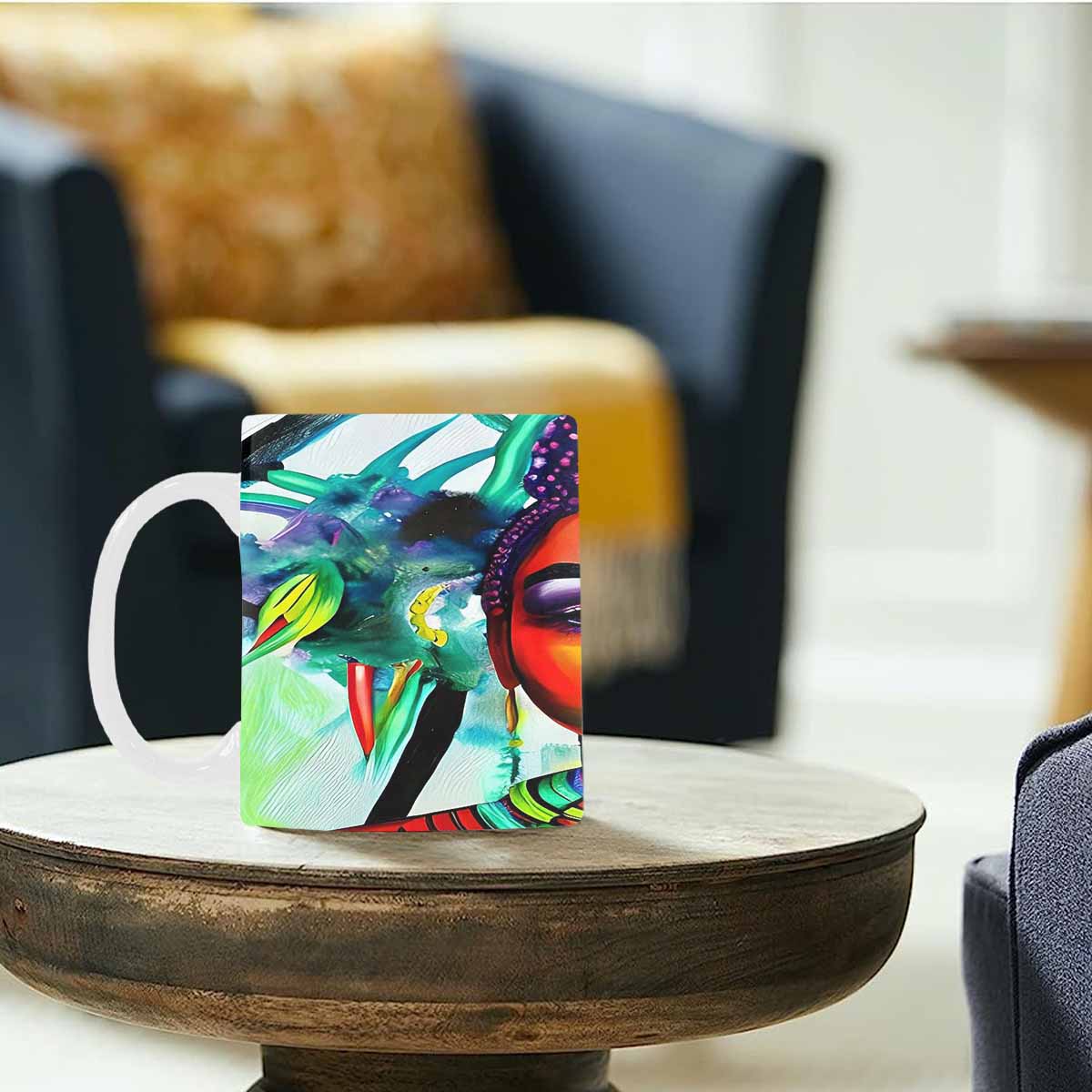Dreads & Braids, coffee mug, african tribalgirlz Fulangiara 35