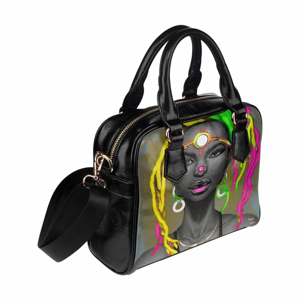 Fulangiara 6, Dreads & Braids, cute shoulder bag, African Tribal