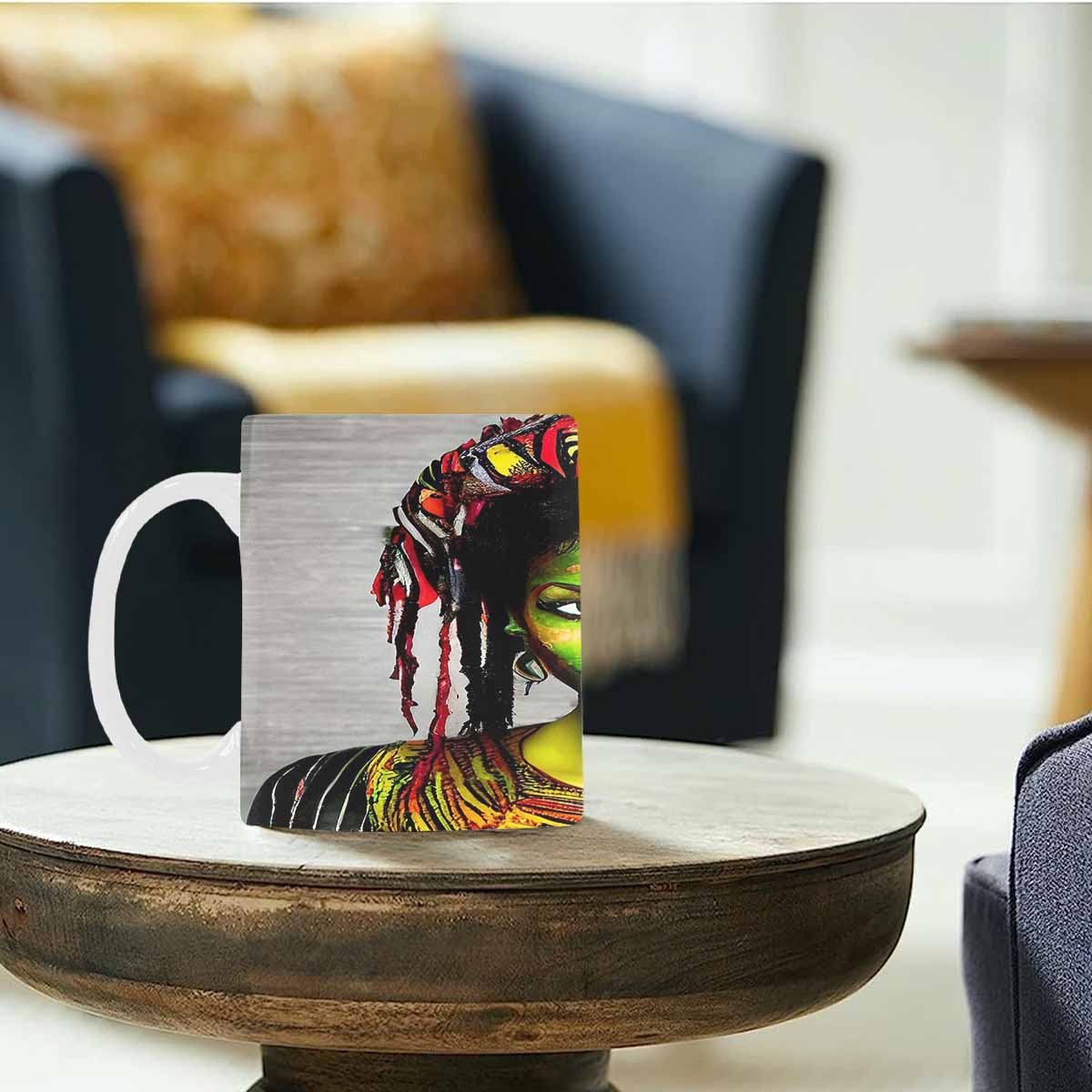 Dreads & Braids, coffee mug, african tribalgirlz Fulangiara 2