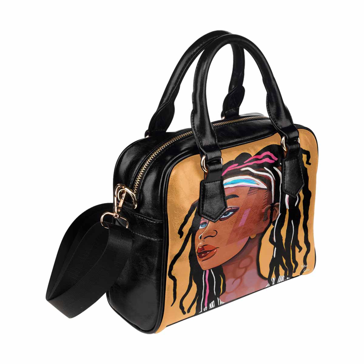 Fulangiara 16, Dreads & Braids, cute shoulder bag, African Tribal