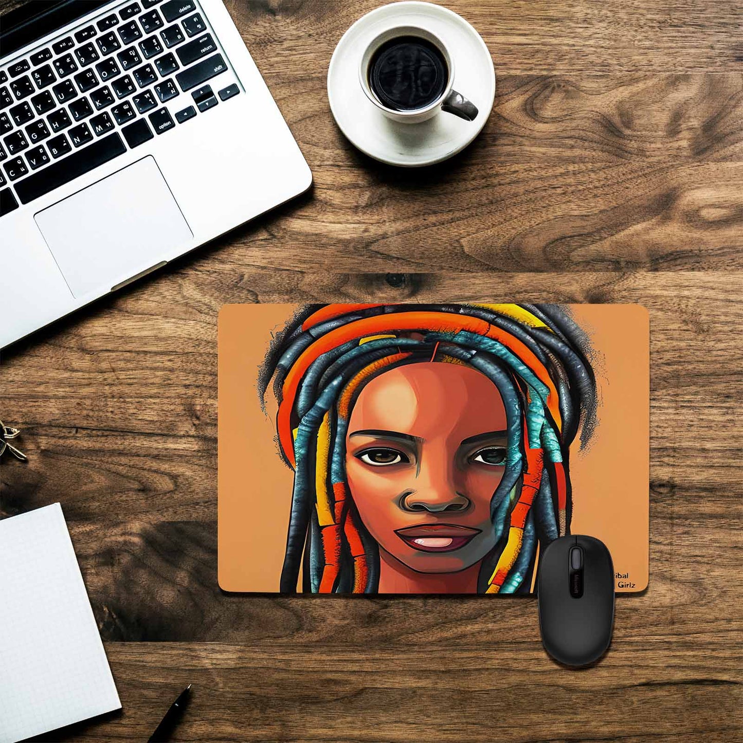 Dreads & Braids, 23 x 16 in amazing design mouse pad, Fulangiara 8