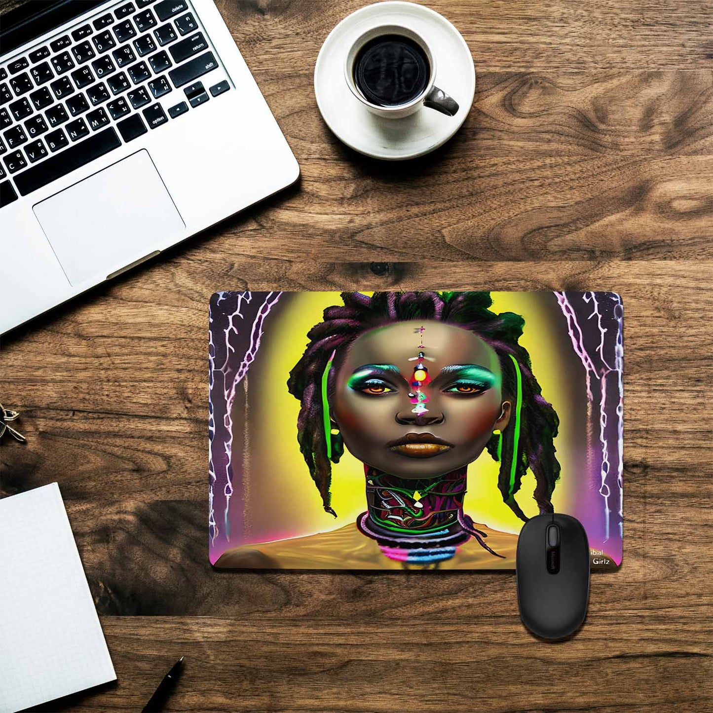 Dreads & Braids, 23 x 16 in amazing design mouse pad, Fulangiara 29
