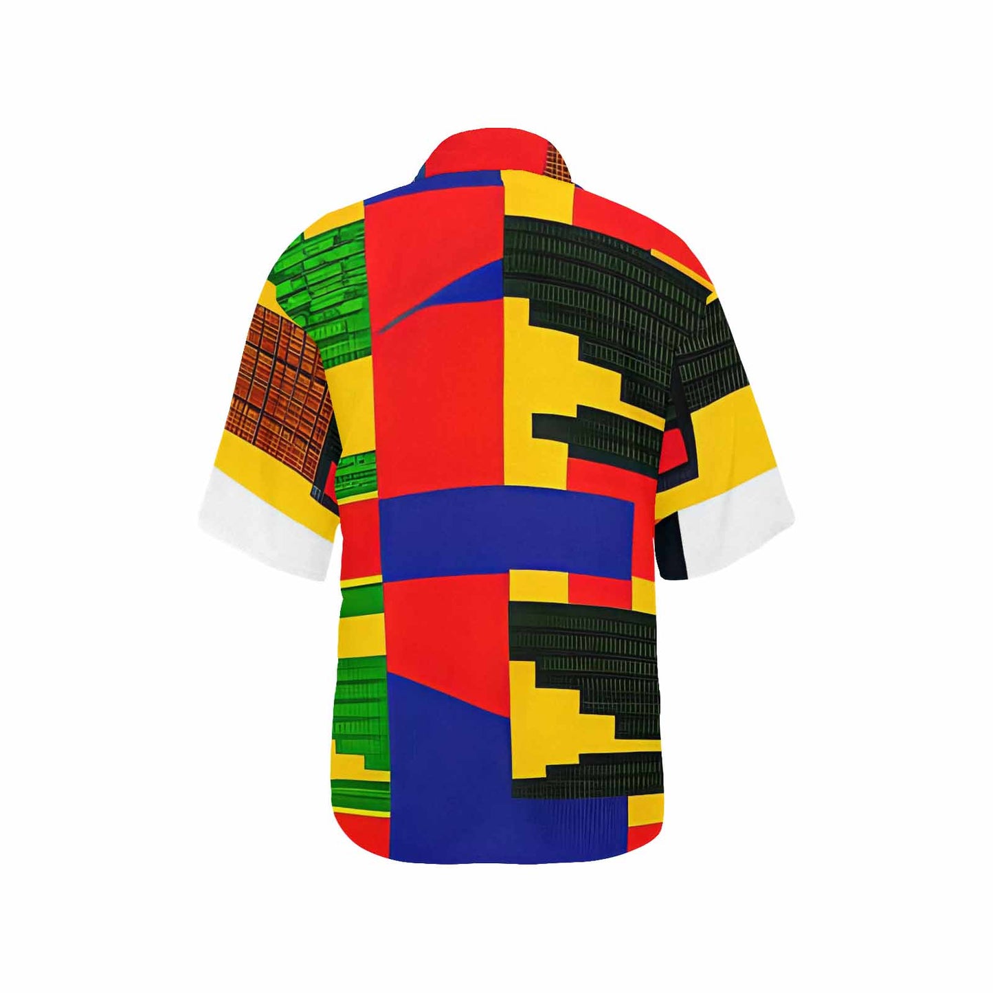 African Art, womens Hawaiian shirt, design 12