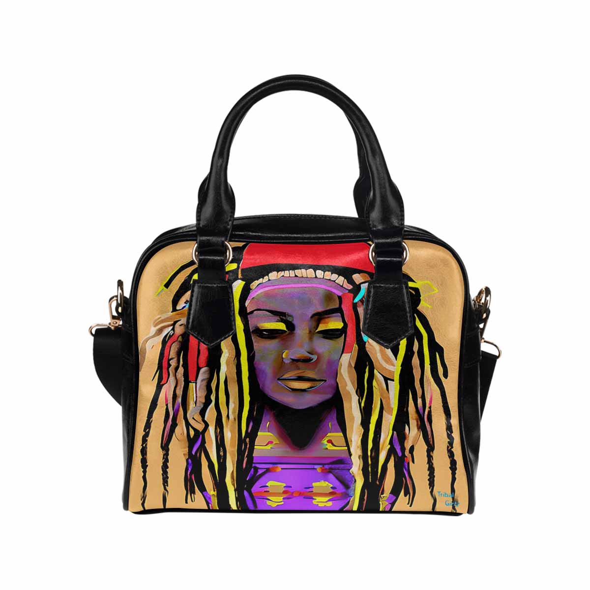 Fulangiara 14, Dreads & Braids, cute shoulder bag, African Tribal