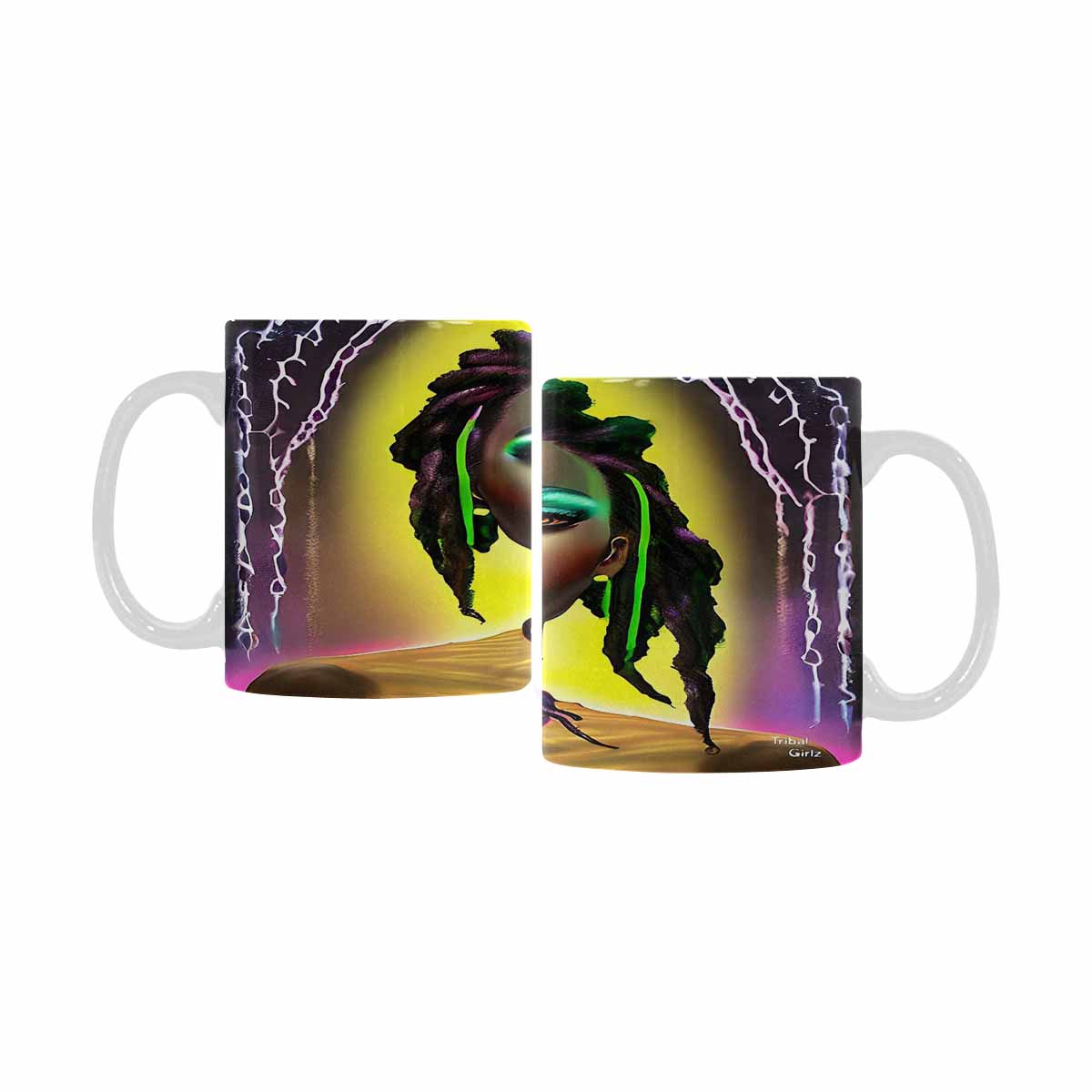 Dreads & Braids, coffee mug, african tribalgirlz Fulangiara 29