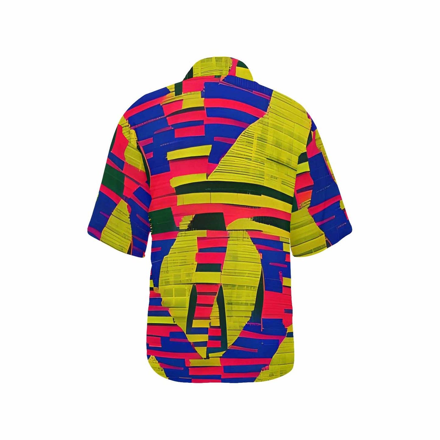 African Art, womens Hawaiian shirt, design 19