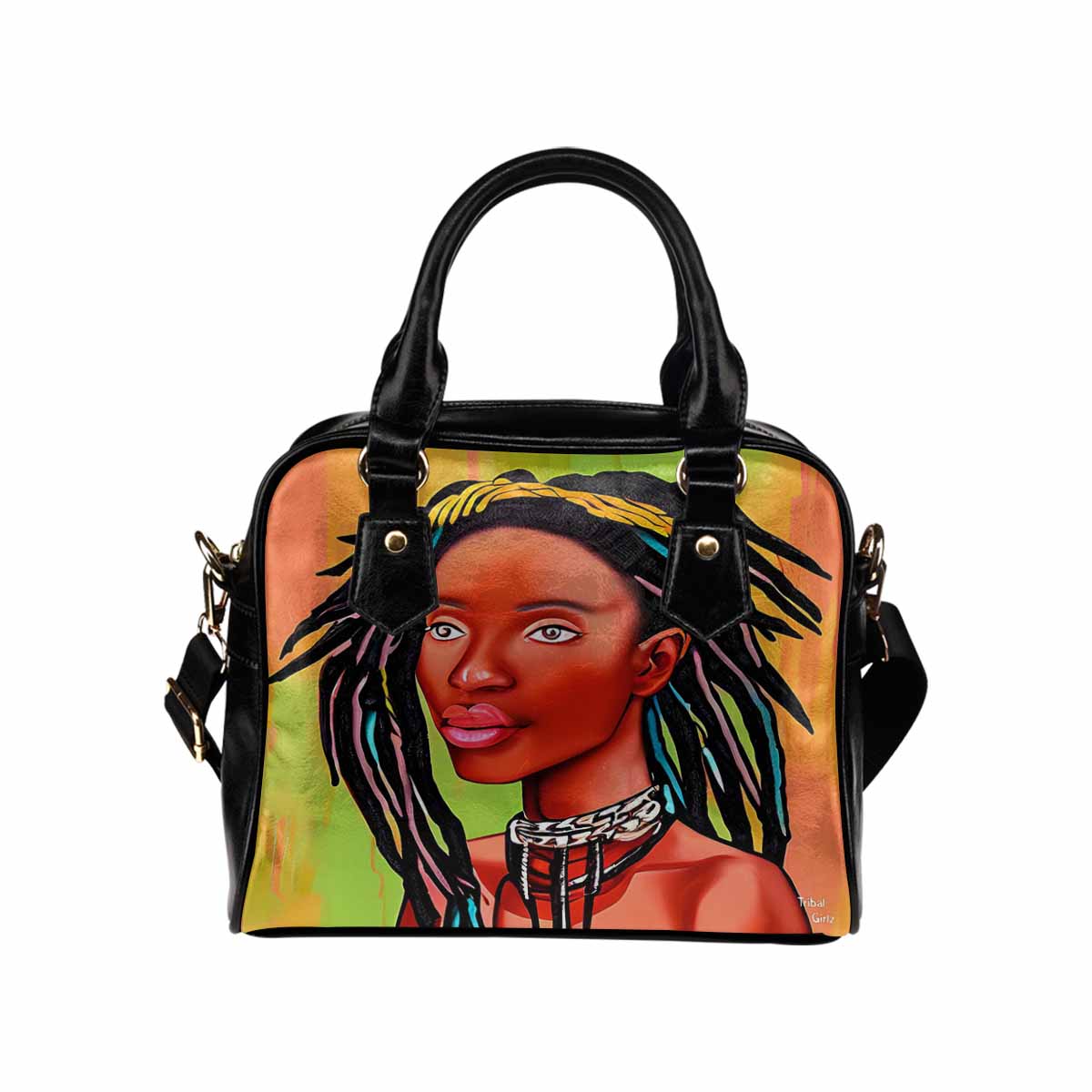 Fulangiara 13, Dreads & Braids, cute shoulder bag, African Tribal