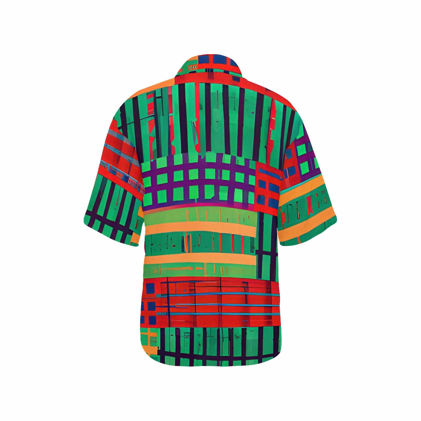 African Art, womens Hawaiian shirt, design 23