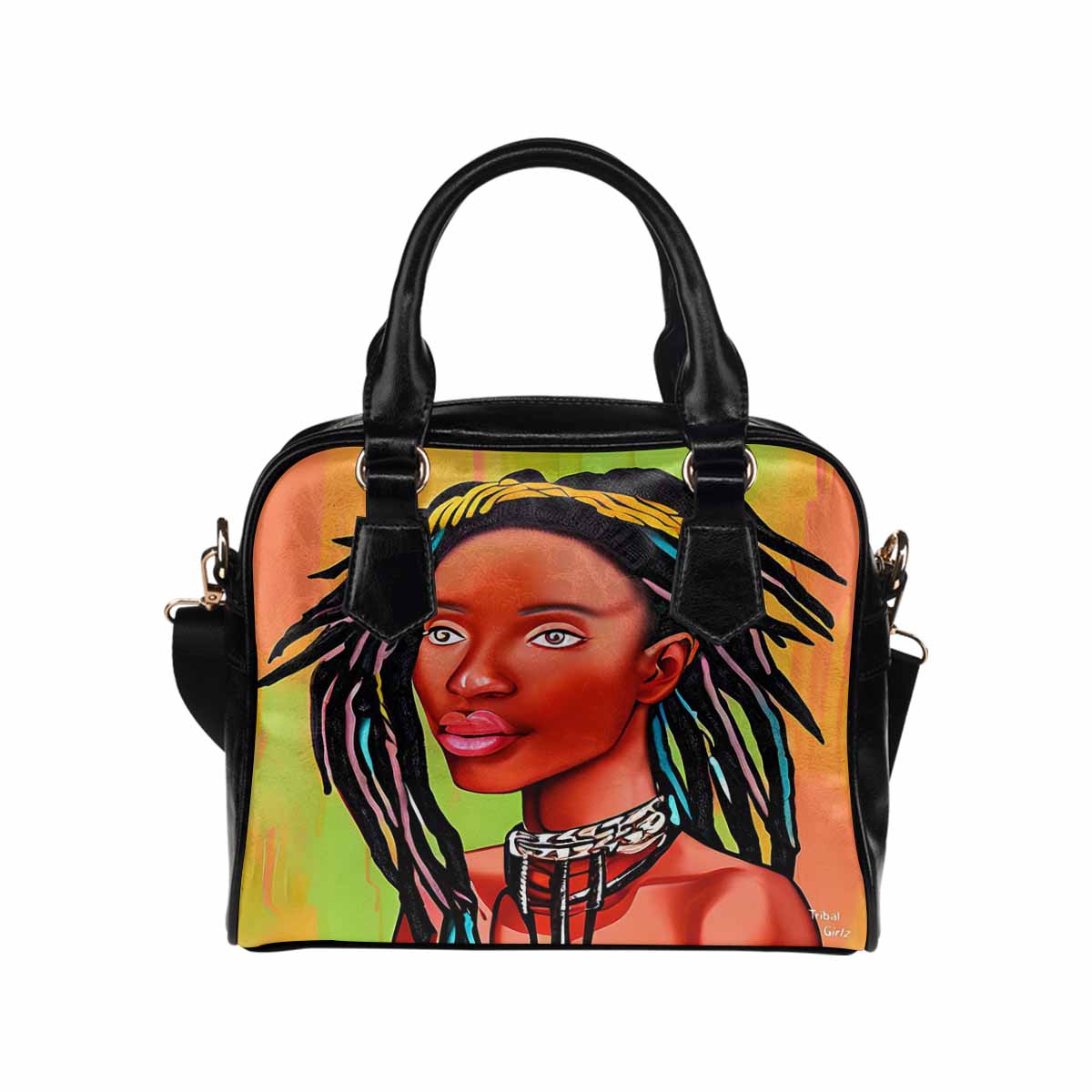 Fulangiara 13, Dreads & Braids, cute shoulder bag, African Tribal