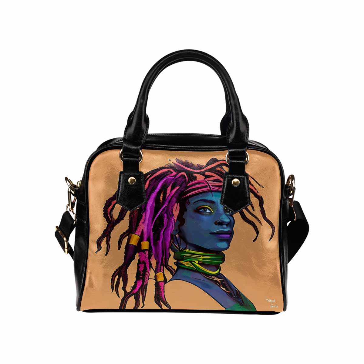 Fulangiara 10, Dreads & Braids, cute shoulder bag, African Tribal