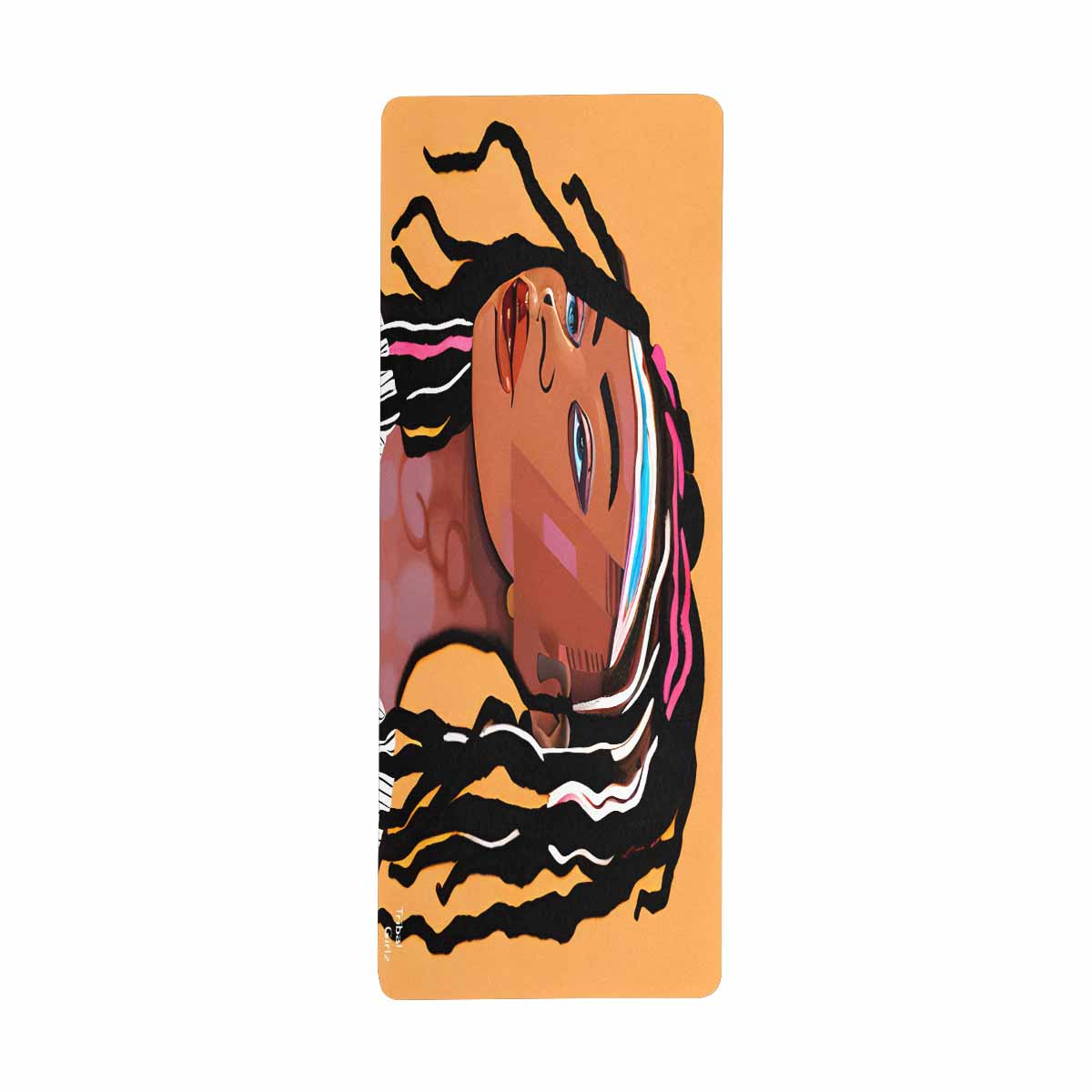 Dreads & Braids, 31 x 12 in large mouse pad, Fulangiara 16