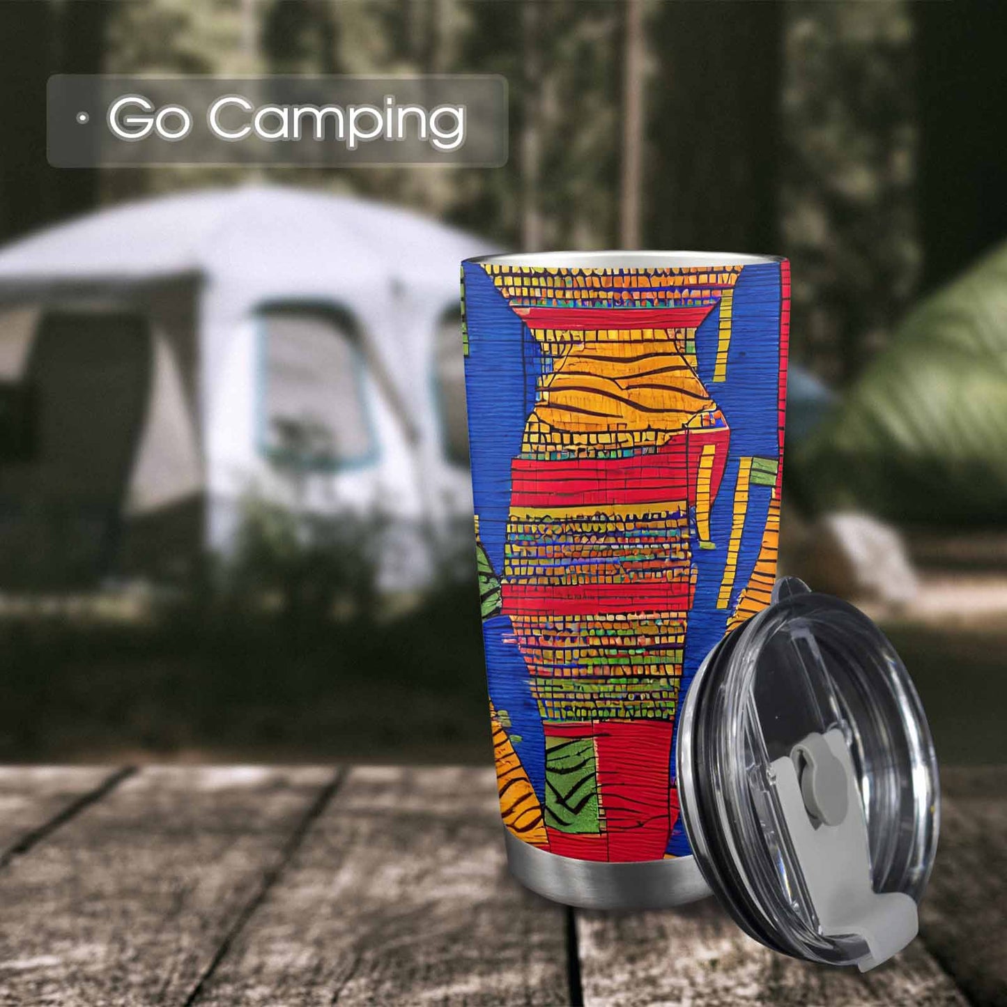 African Art, tumbler, mug, travel mug, design 25