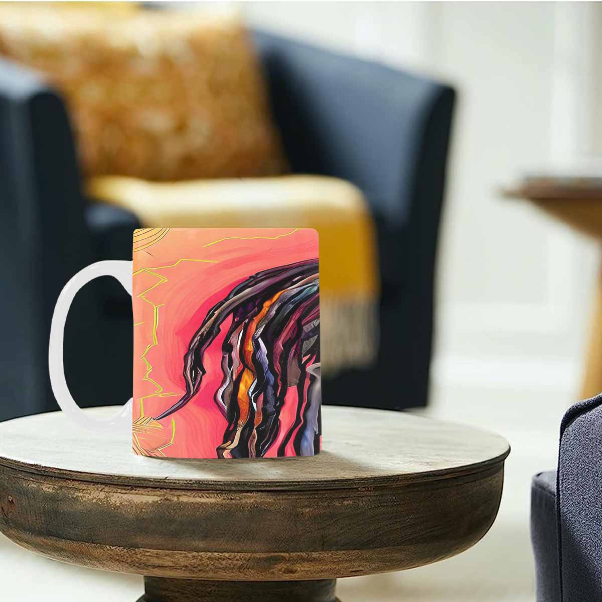 Dreads & Braids, coffee mug, african tribalgirlz Fulangiara 40