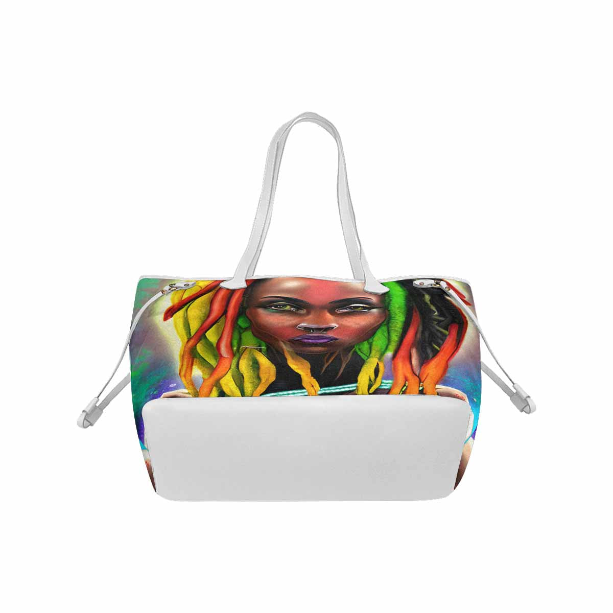 Dreads & Braids, elegant dressy tote handbag, Fulangiara 25