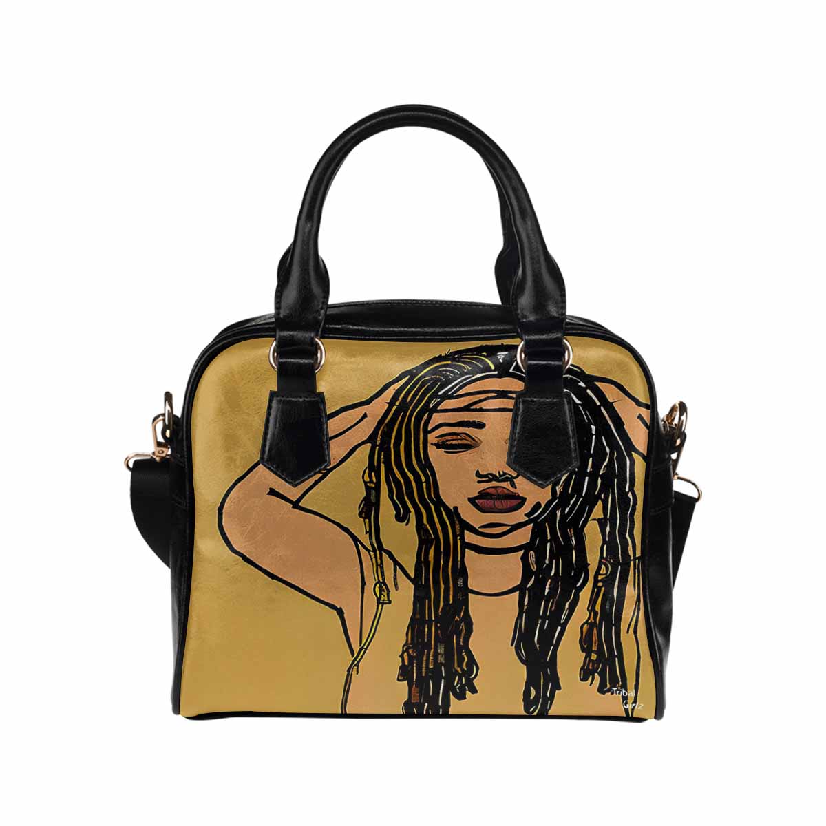 Fulangiara 24, Dreads & Braids, cute shoulder bag, African Tribal