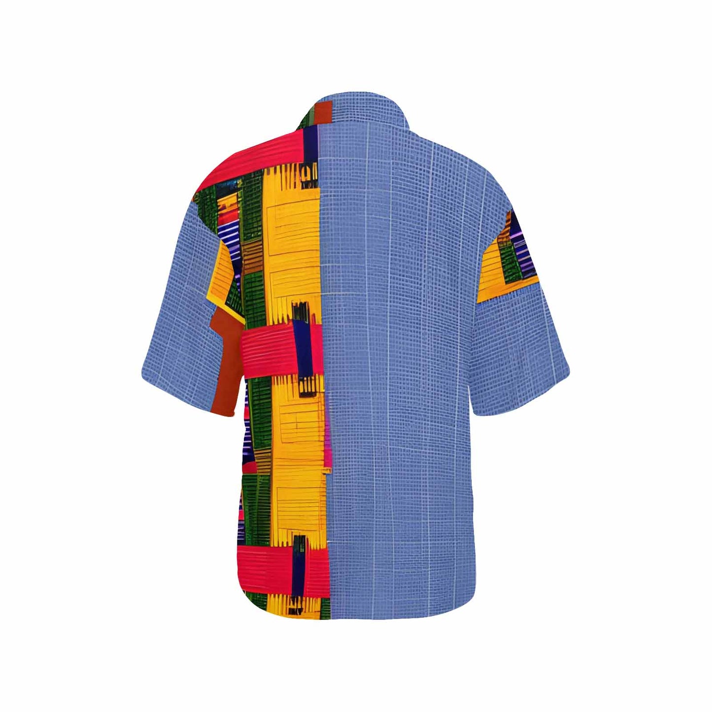 African Art, womens Hawaiian shirt, design 32