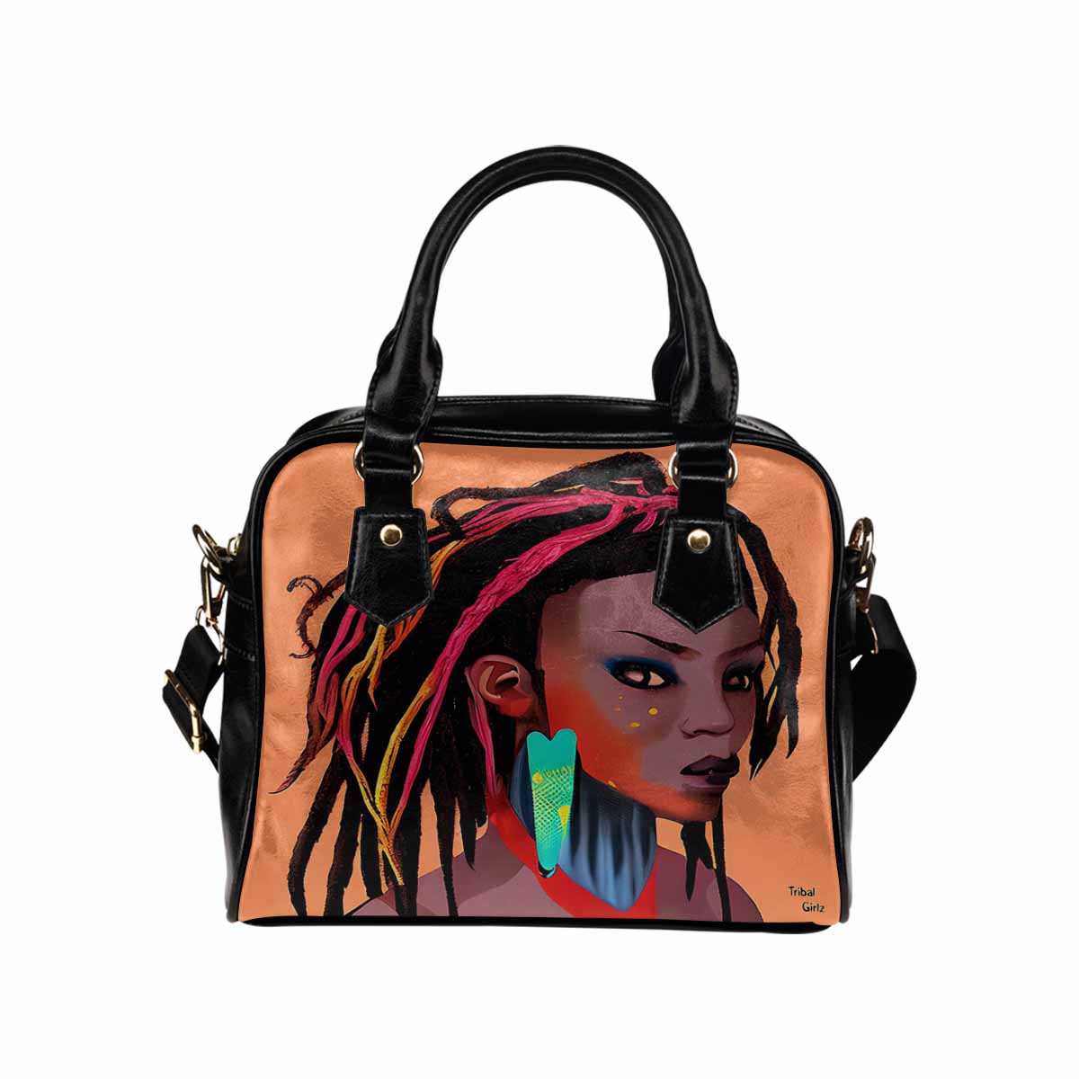 Fulangiara 27, Dreads & Braids, cute shoulder bag, African Tribal
