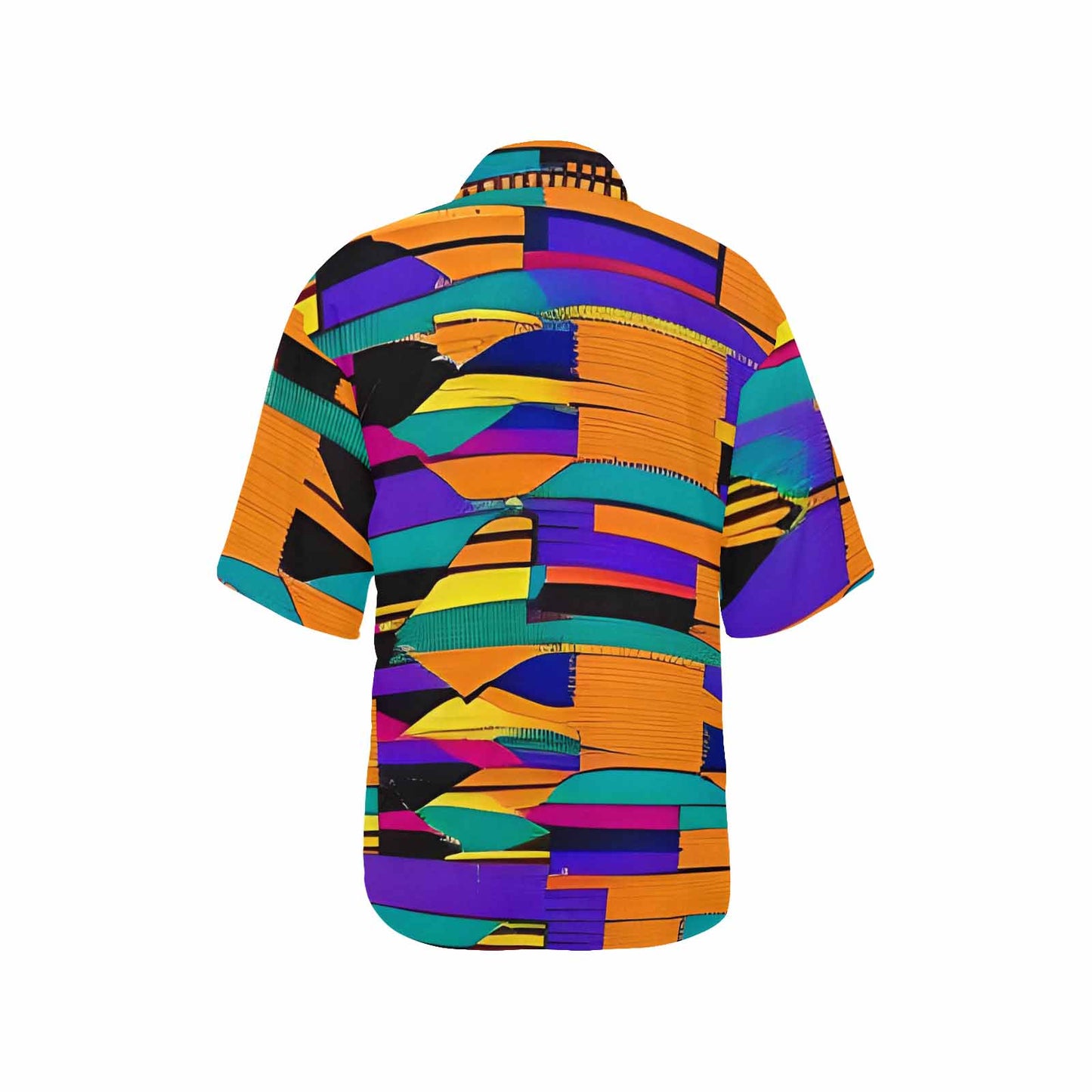 African Art, womens Hawaiian shirt, design 39