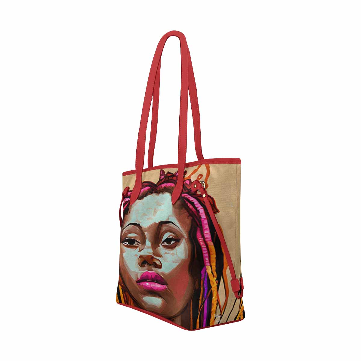 :Dreads & Braids, elegant dressy tote handbag, Fulangiara 11