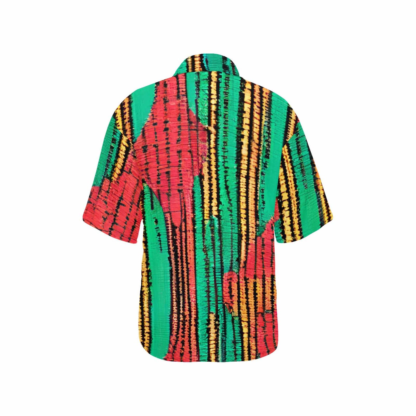 African Art, womens Hawaiian shirt, design 11