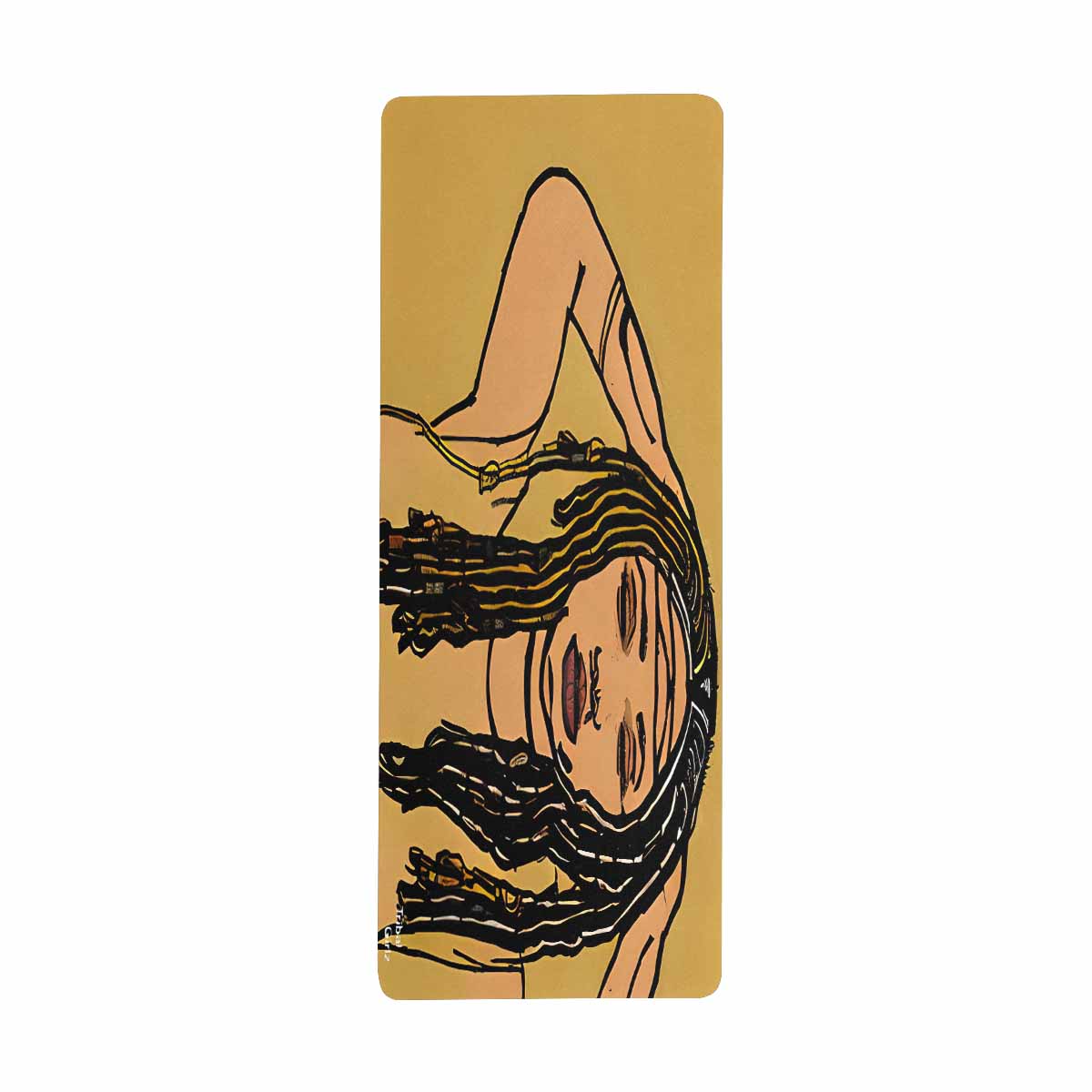 Dreads & Braids, 31 x 12 in large mouse pad, Fulangiara 24