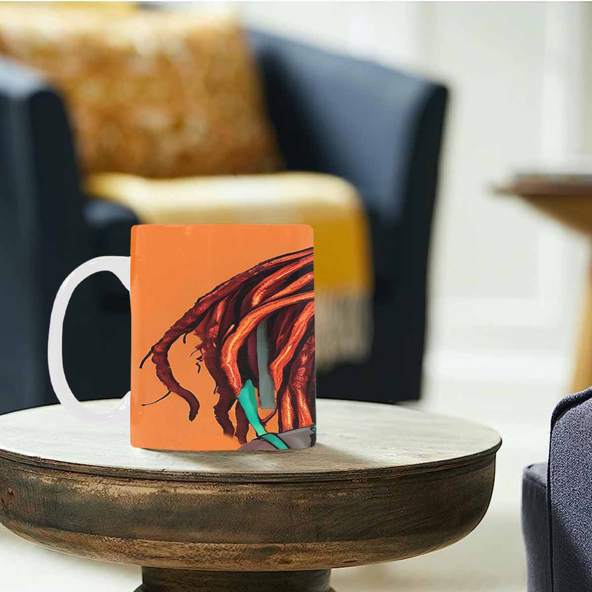 Dreads & Braids, coffee mug, african tribalgirlz Fulangiara 38