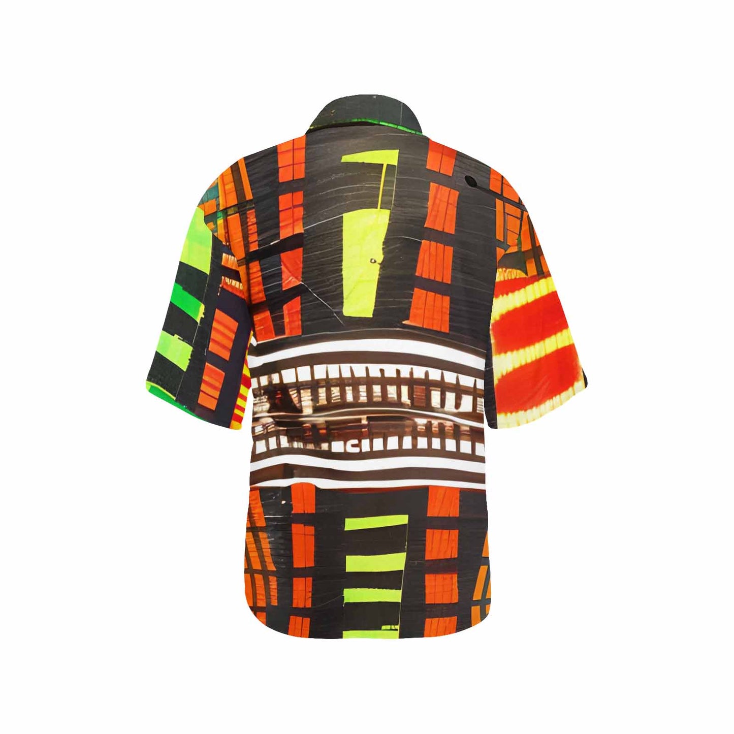 African Art, womens Hawaiian shirt, design 13