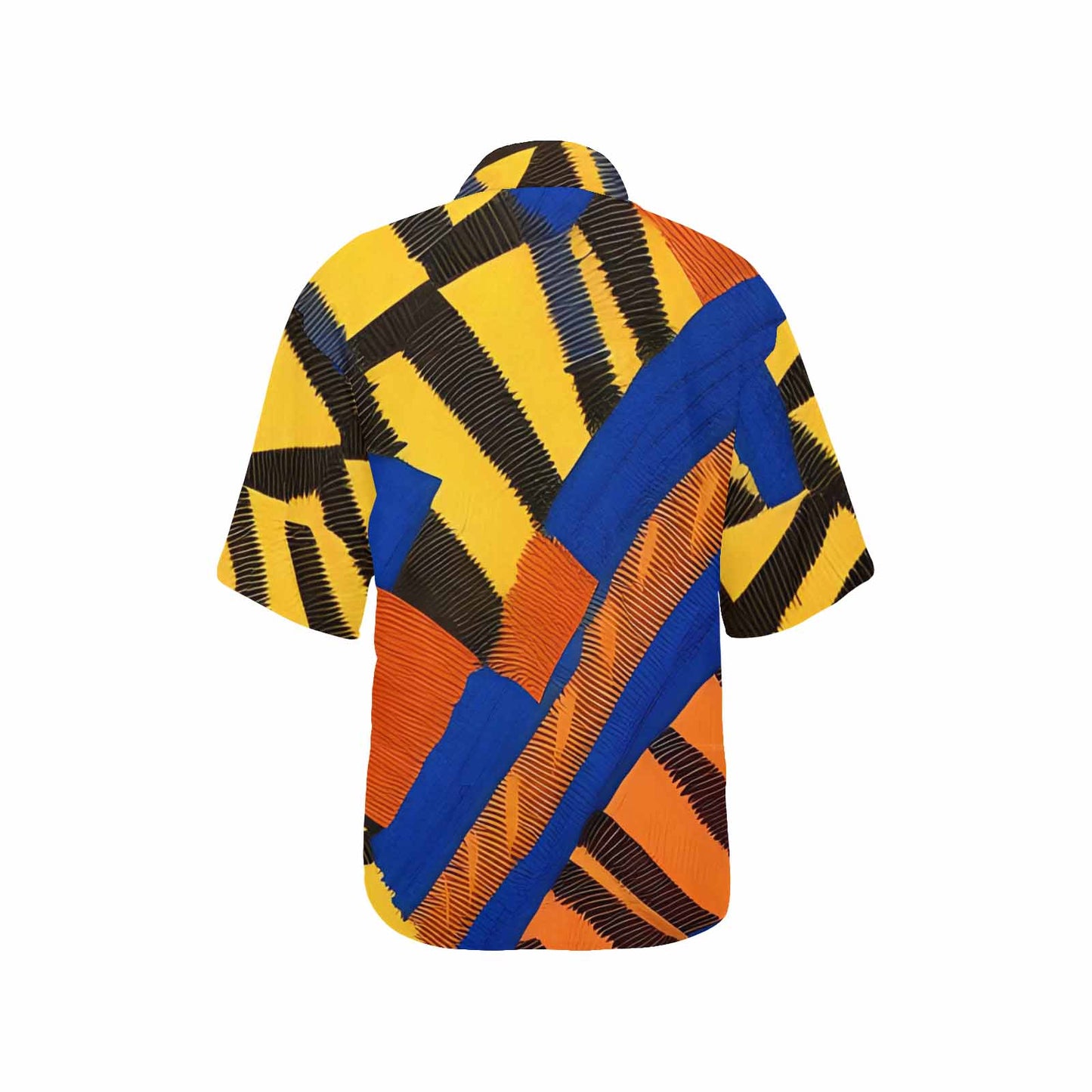 African Art, womens Hawaiian shirt, design 03