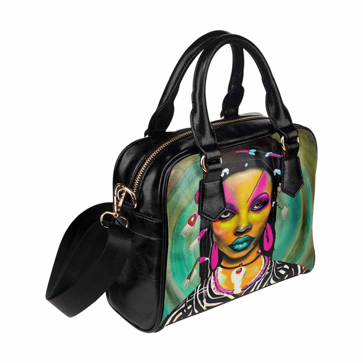 Fulangiara 33, Dreads & Braids, cute shoulder bag, African Tribal