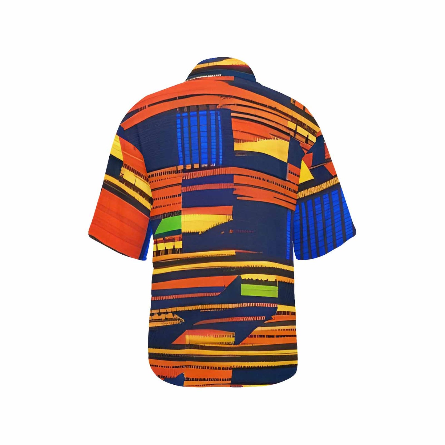 African Art, womens Hawaiian shirt, design 08