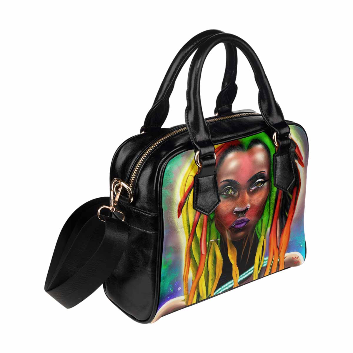 Fulangiara 25, Dreads & Braids, cute shoulder bag, African Tribal