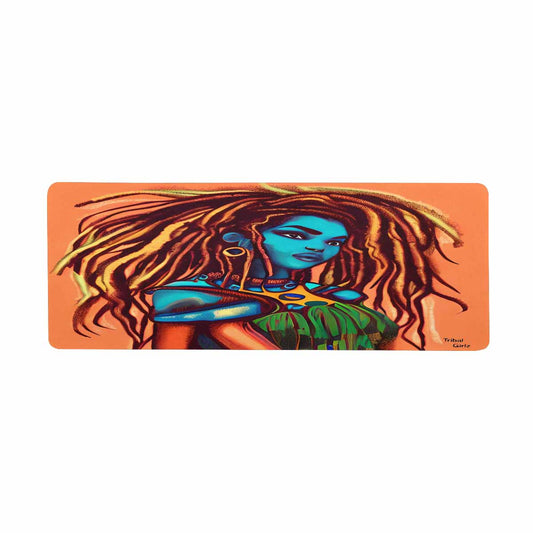 Dreads & Braids, 31 x 12 in large mouse pad, Fulangiara 30