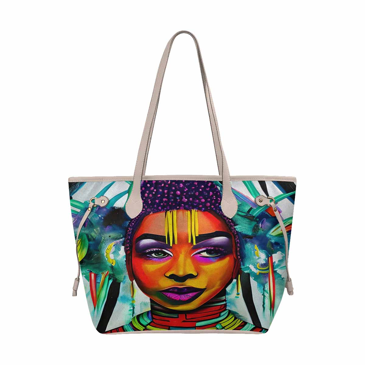 Dreads & Braids, elegant dressy tote handbag, Fulangiara 35