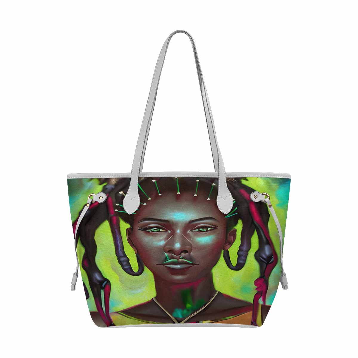 Dreads & Braids, elegant dressy tote handbag, Fulangiara 31