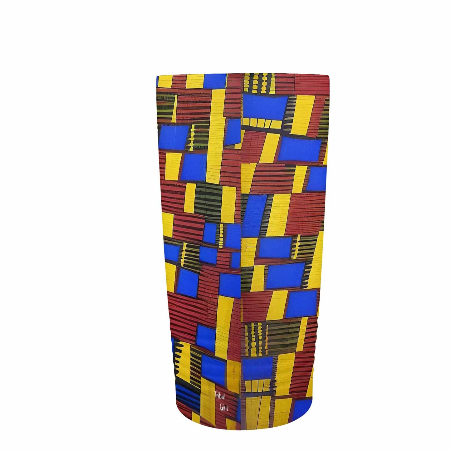 African Art, stainless steel insulated tumbler, travel mug, design 50