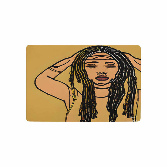 Dreads & Braids, 23 x 16 in amazing design mouse pad, Fulangiara 24