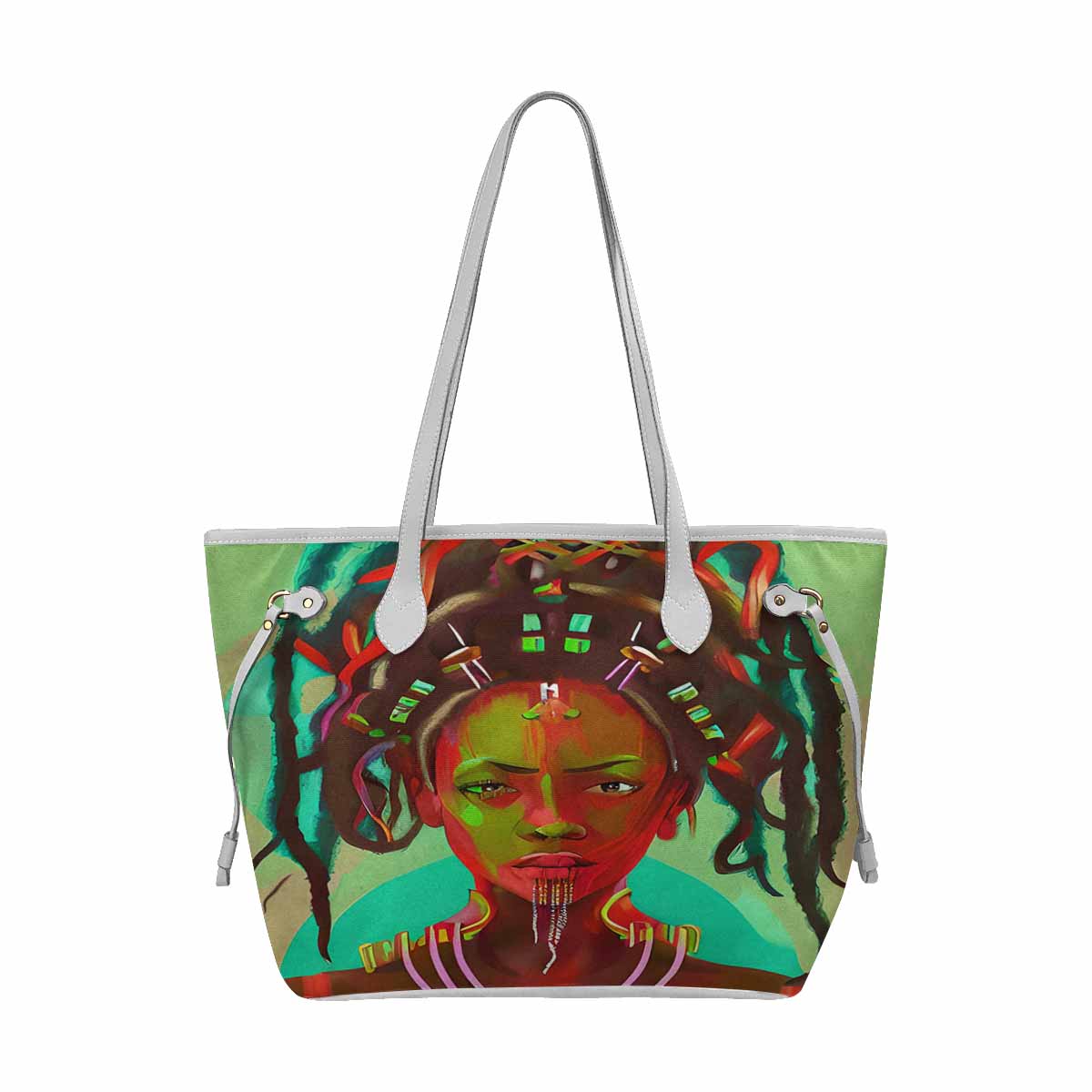 Dreads & Braids, elegant dressy tote handbag, Fulangiara 39