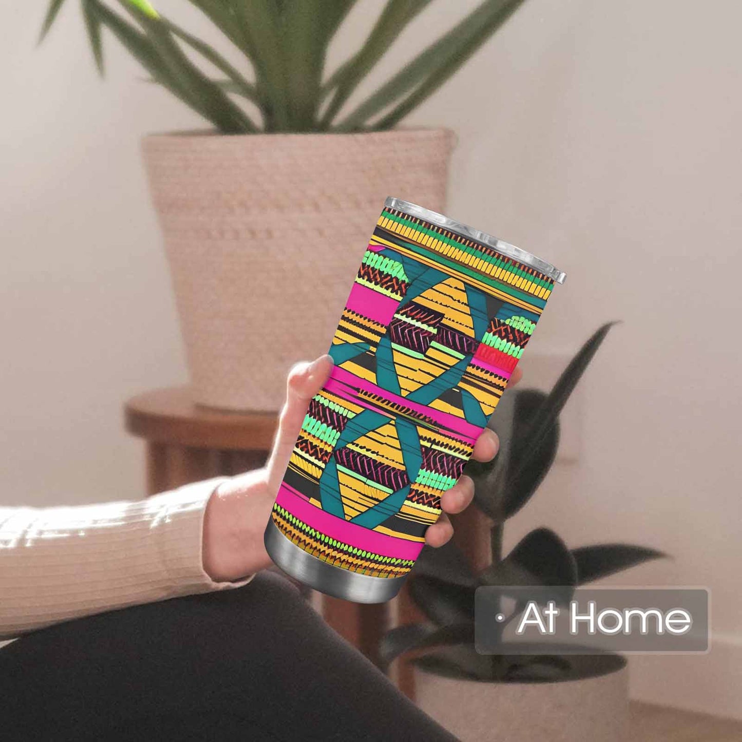 African Art, tumbler, mug, travel mug, design 24