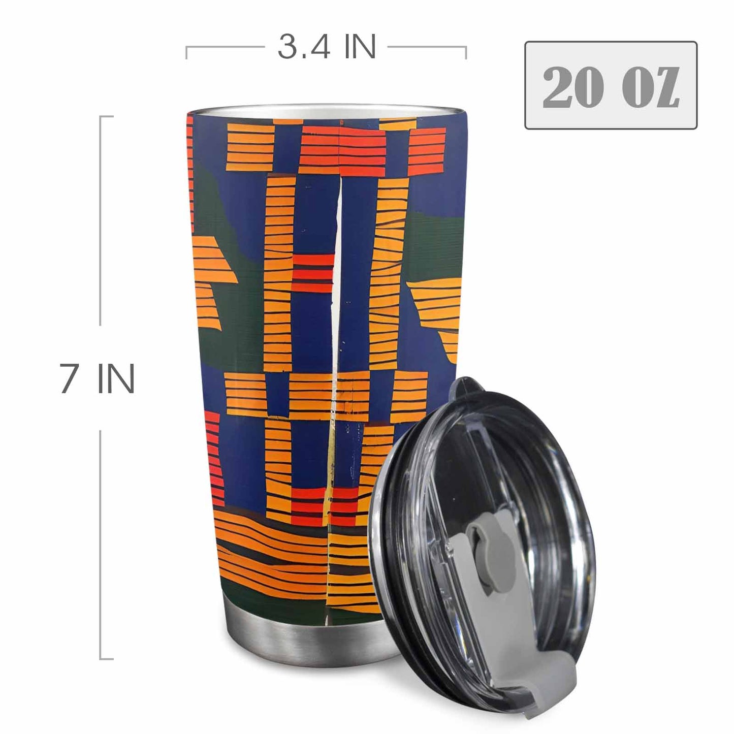 African Art, tumbler, mug, travel mug, design 18